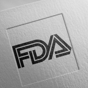 The FDA Logo on paper