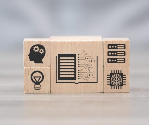 Building blocks with images on them
