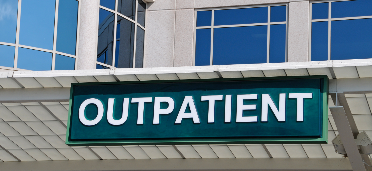 The outside of an outpatient surgery facility