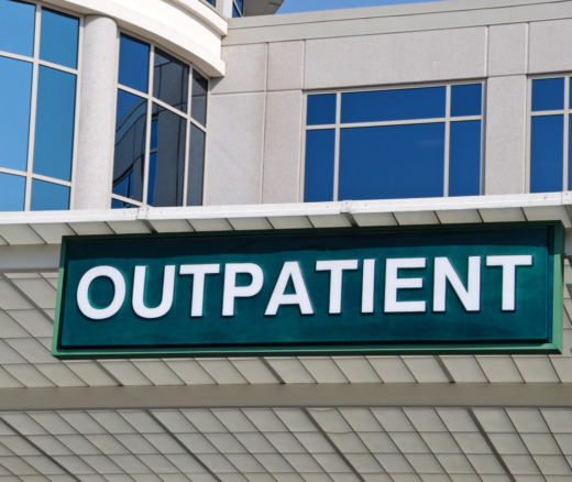 The outside of an outpatient surgery facility