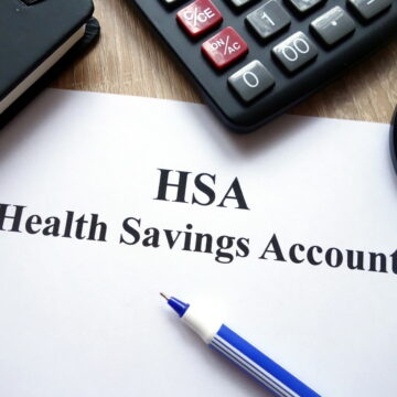 Health Savings Account stock image