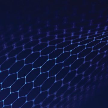 Blue graphic