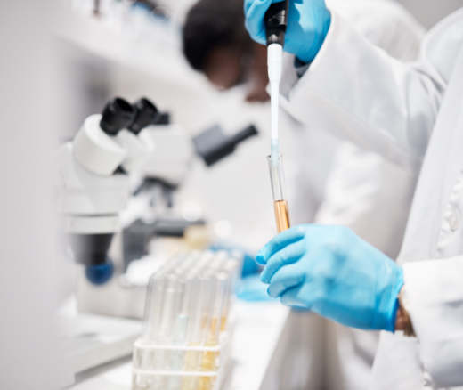 Researchers testing a drug